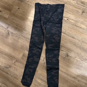 SPANX Kids Black Camouflage Leggings